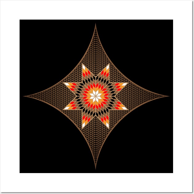 Morning Star "Brown" Wall Art by melvinwareagle